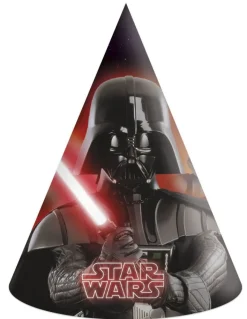 Star Wars Bursdagshatter 6 stk