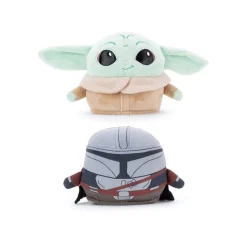Star Wars Reversibel Plysj - Yoda & Mandalorian