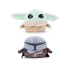 Star Wars Reversibel Plysj - Yoda & Mandalorian