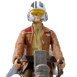 Star Wars Speeder Bike og Poe Dameron 30 cm figur