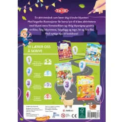 Tactic Aktivitetsbok Vi Lærer Oss: Blyantkontroll 3-5 år