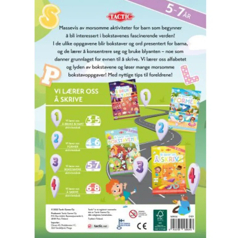 Tactic Aktivitetsbok Vi Lærer Oss: Bokstavene 5-7 år