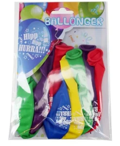 Tinka Ballonger m/ tekst 8pk - Hipp Hipp Hurra