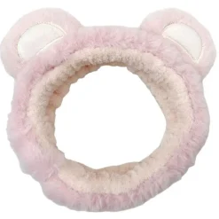 Tinka Beauty Fluffy Hårbånd m/ ører - Rosa / Hvit