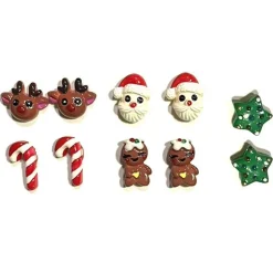 Tinka Beauty Jul Øreringer 5-Par