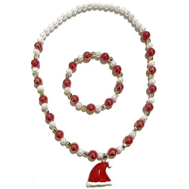 Tinka Beauty Jul Smykke/Armbånd 2-Pakning - Nisselue