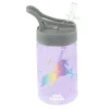 Tinka Cool School Drikkeflaske m/ sugerør 0,35L - Regnbue Enhjørning