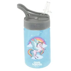 Tinka Cool School Drikkeflaske m/ sugerør 0,35L - Pegasus
