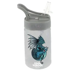 Tinka Cool School Drikkeflaske m/ sugerør 0,35L - Drage