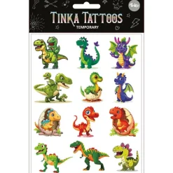 Tinka Tattoo Midlertidig Tatoveringer - Dinosaurer