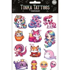 Tinka Tattoo Midlertidig Tatoveringer - Søte Figurer