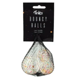 Tinka Transparant Sprettball 3stk - Stjerner og Blomster