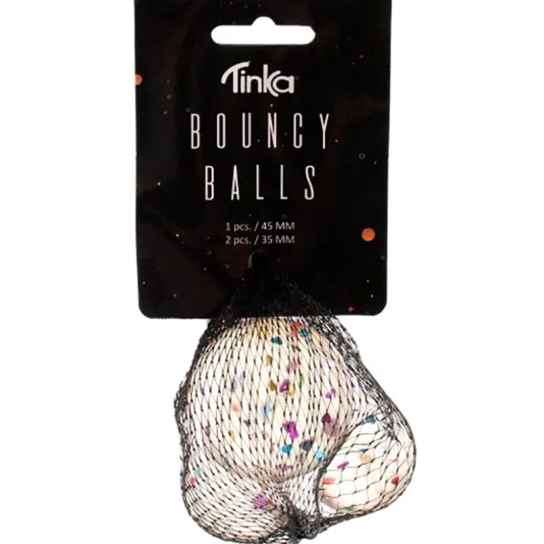 Tinka Transparant Sprettball 3stk - Hjerter