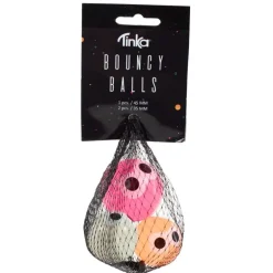 Tinka Ugle Sprettball 3stk - Rosa, Transparant og Oransje