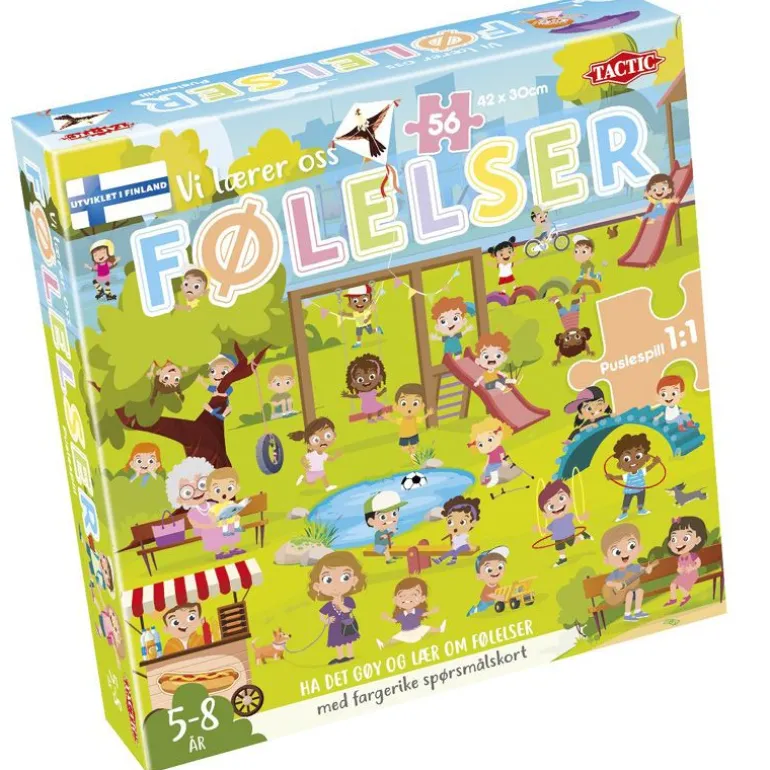 Vi lærer oss - Følelser Gulvpuslespill