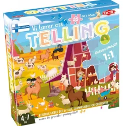 Vi lærer oss - Telling Gulvpuslespill